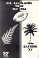 Fiji Eastern XV New Zealand 1984 memorabilia